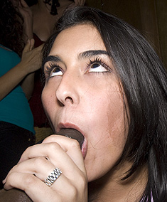 These girls love whipped cream covered cocks from Dancing Bear