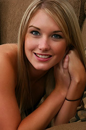 Black silk stockings on a blonde schoolgirl from Private School Jewel